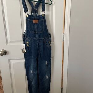 Blue Denim Overalls